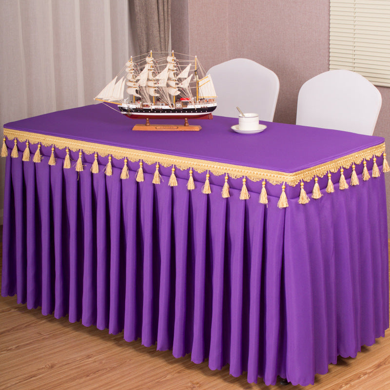 Home Hotel Tablecloth Dinning Table Set Decorating Wedding Decor Table Cloth White Coffee Table for Living Room Table Cover