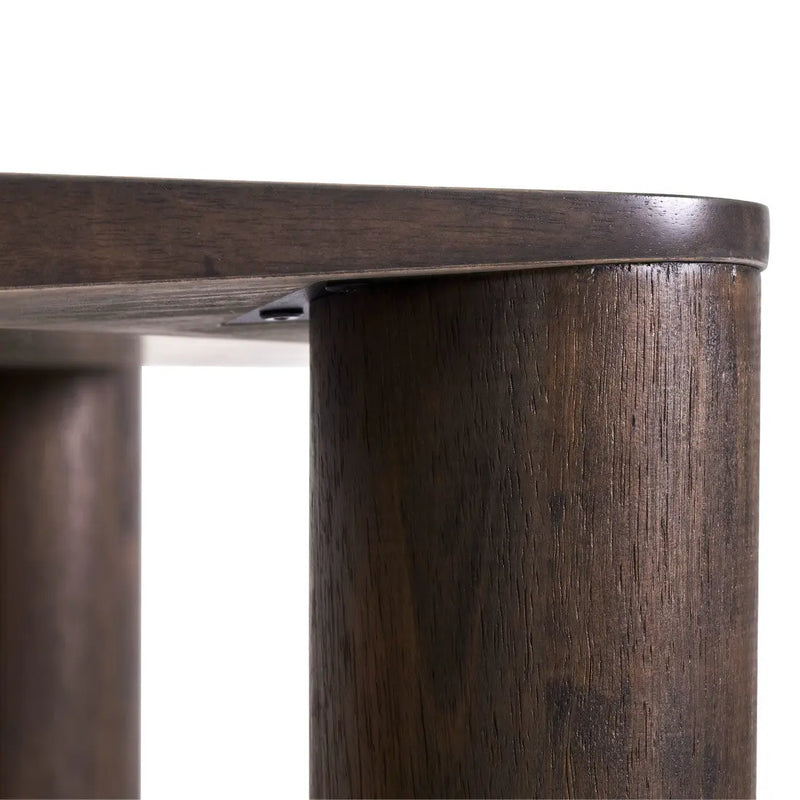 79" Espresso Solid Wood Dining Table Homeroots Kitchen & Dining