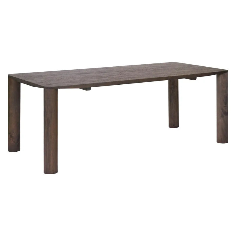 79" Espresso Solid Wood Dining Table Homeroots Kitchen & Dining