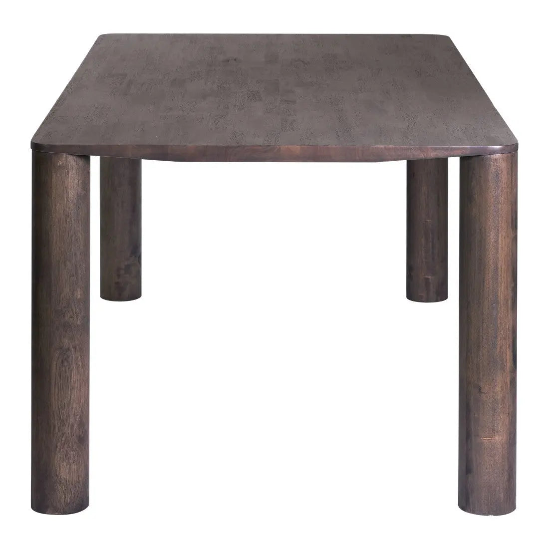 79" Espresso Solid Wood Dining Table Homeroots Kitchen & Dining