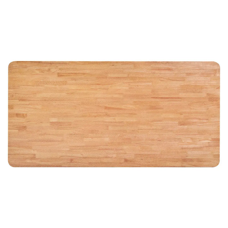 79" Natural Solid Wood Dining Table Homeroots Kitchen & Dining