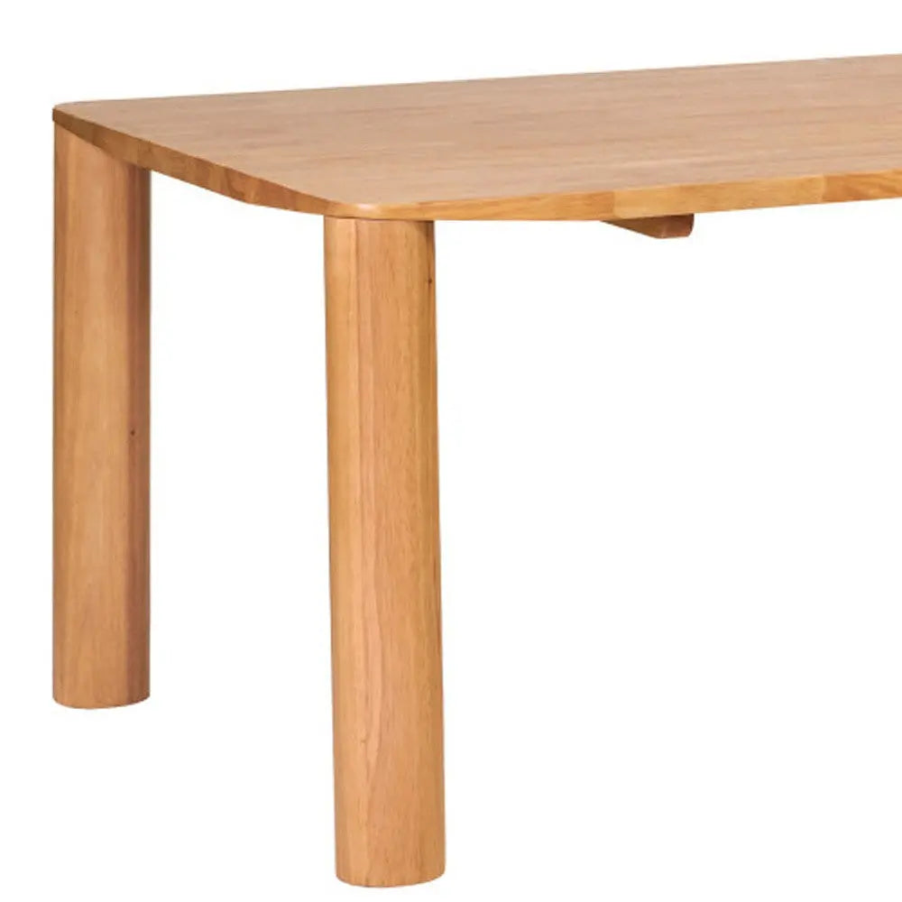 79" Natural Solid Wood Dining Table Homeroots Kitchen & Dining