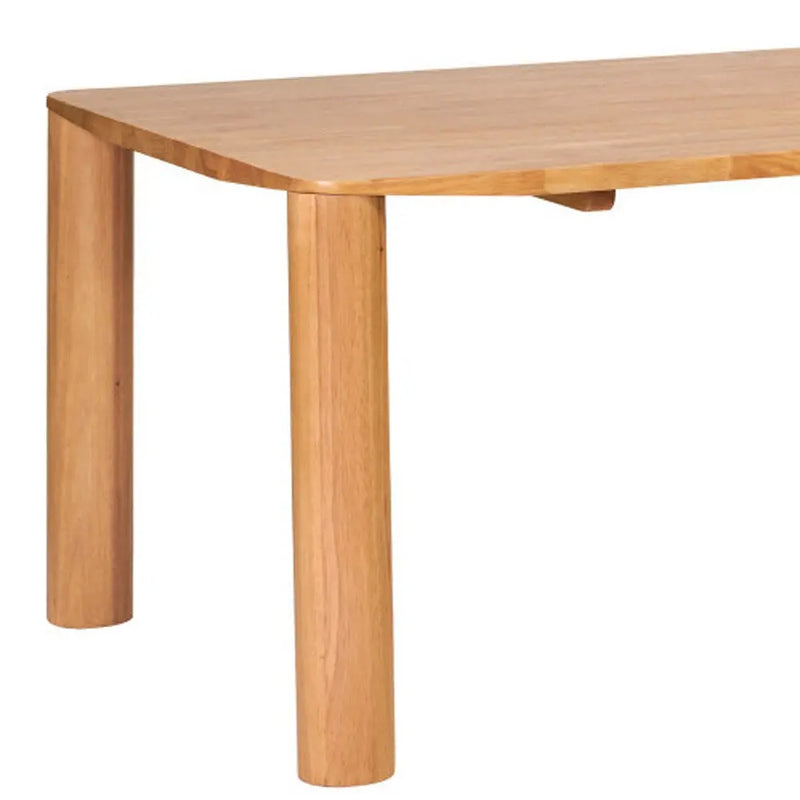 79" Natural Solid Wood Dining Table Homeroots Kitchen & Dining