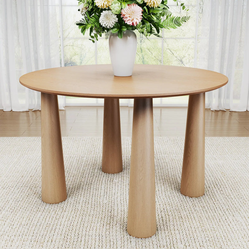 79" Natural Solid Wood Oval Dining Table Homeroots Kitchen & Dining