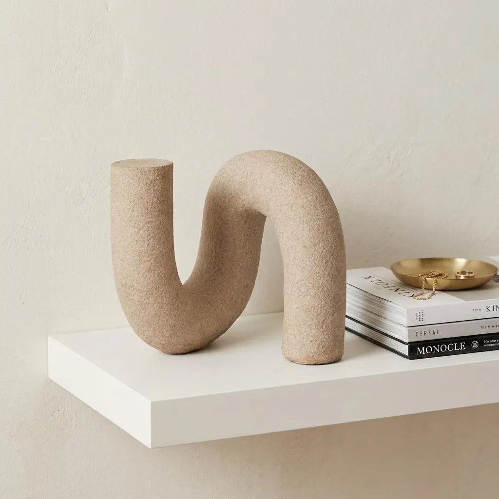 7" Beige Resin Decorative Wall Sculpture Homeroots Home Decor