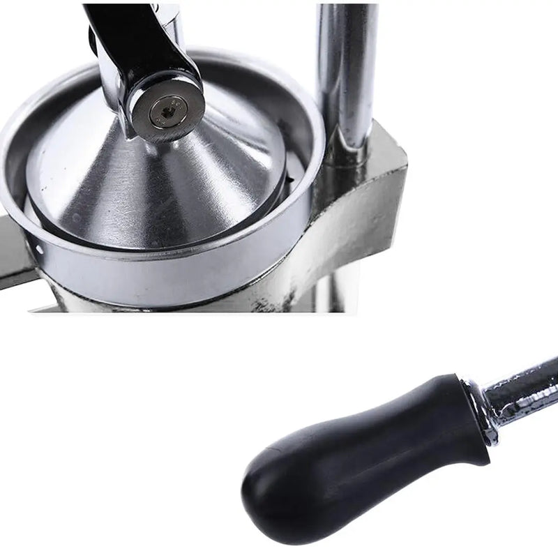 7" Black And Silver Stainless Steel Manual Juicer Homeroots Kitchen & Dining