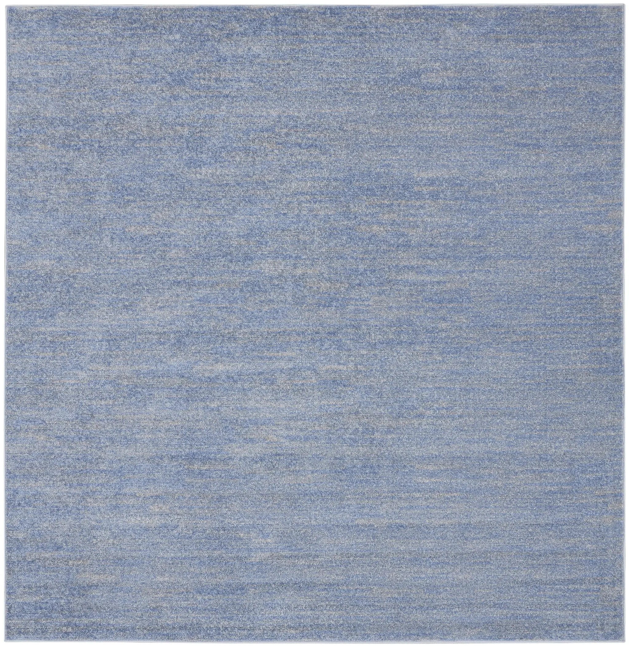 7' Blue And Gray Square Indoor Outdoor Area Rug Homeroots Outdoor