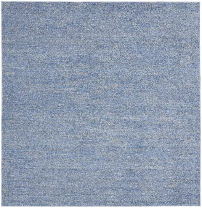 7' Blue And Gray Square Indoor Outdoor Area Rug Homeroots Outdoor