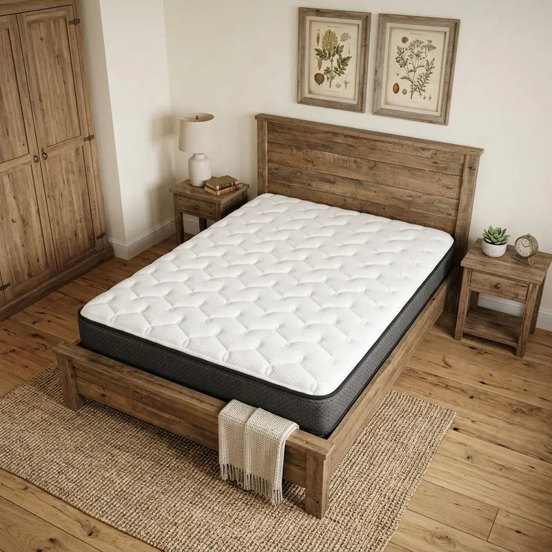 7" California King Foam Plush Foam Mattress Homeroots Bed & Bath