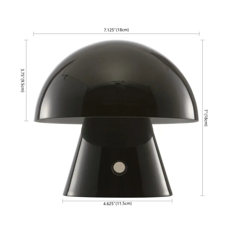 7" Clear Novelty USB Table Lamp With Globe Shade Homeroots Lighting