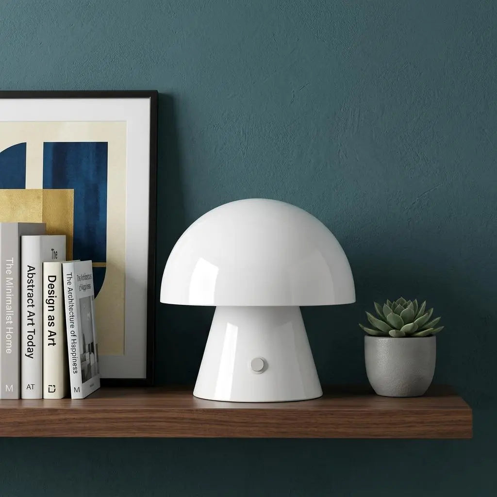 7" Clear Novelty USB Table Lamp With Globe Shade Homeroots Lighting