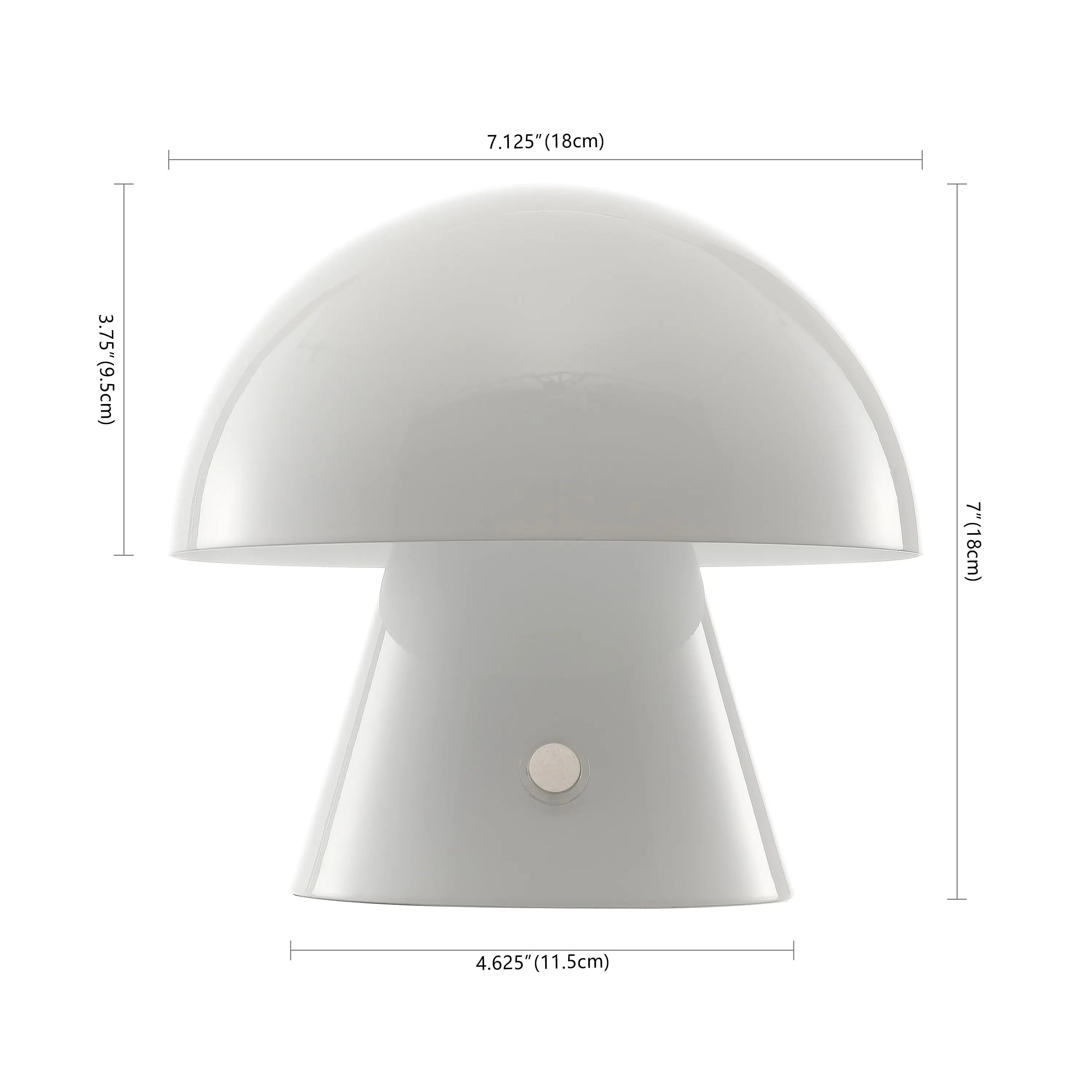 7" Clear Novelty USB Table Lamp With Globe Shade Homeroots Lighting