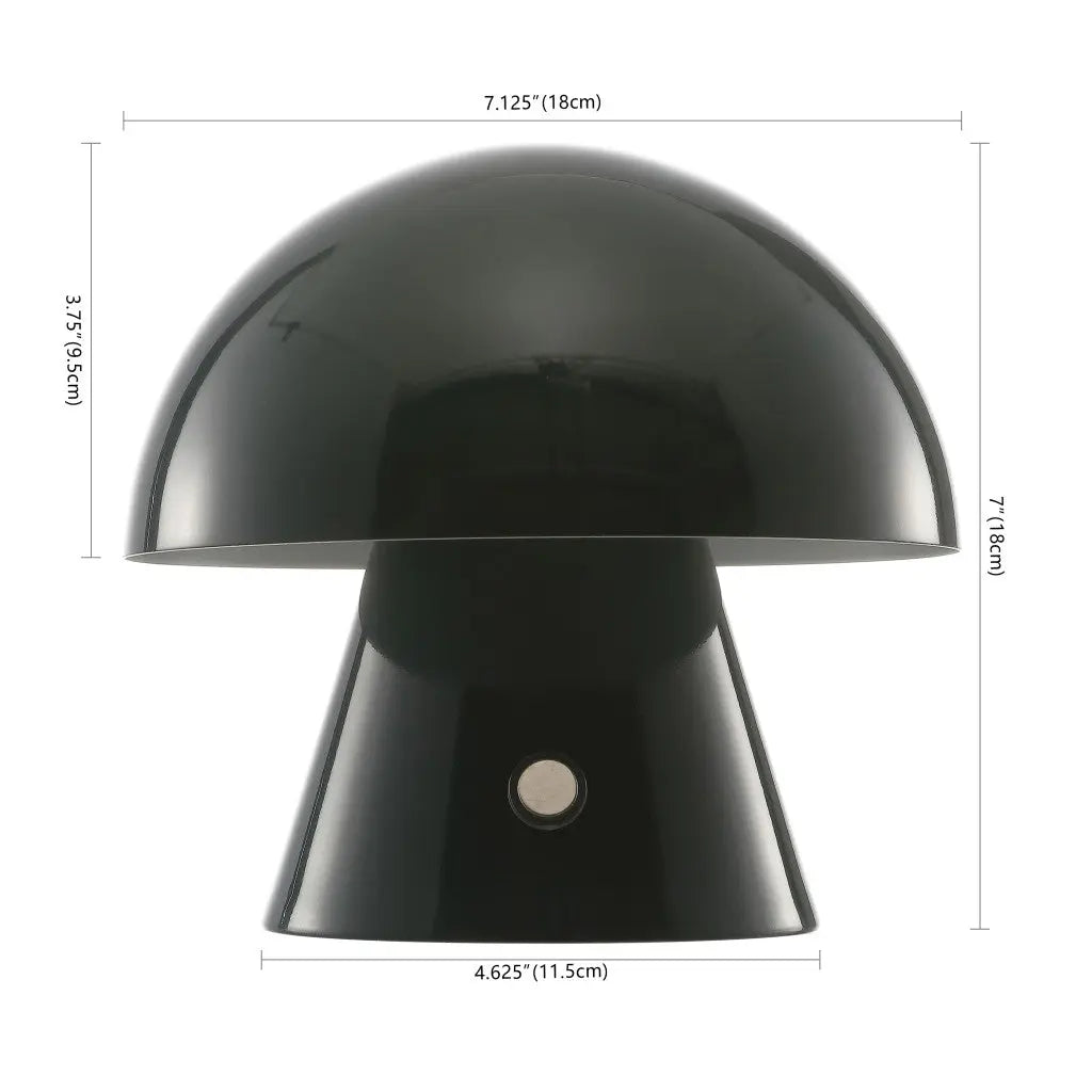 7" Clear Novelty USB Table Lamp With Globe Shade Homeroots Lighting