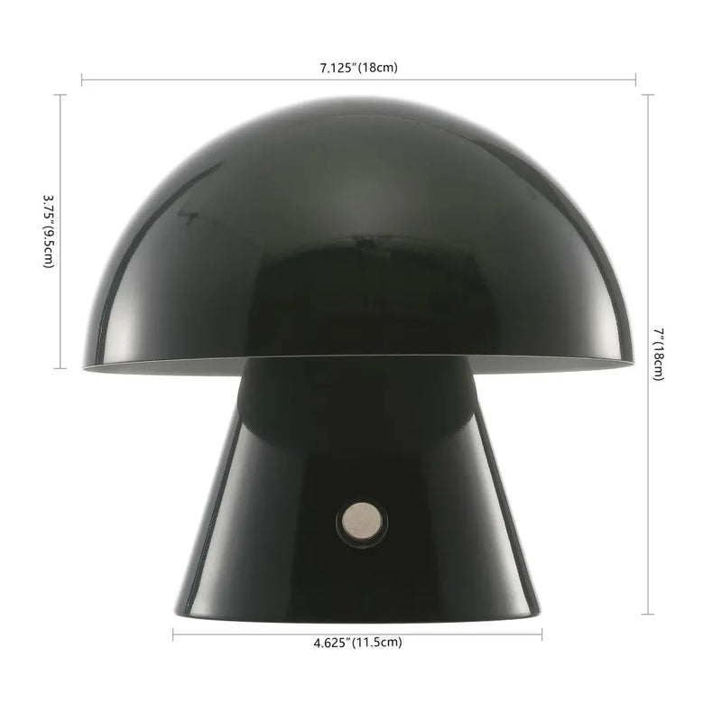 7" Clear Novelty USB Table Lamp With Globe Shade Homeroots Lighting