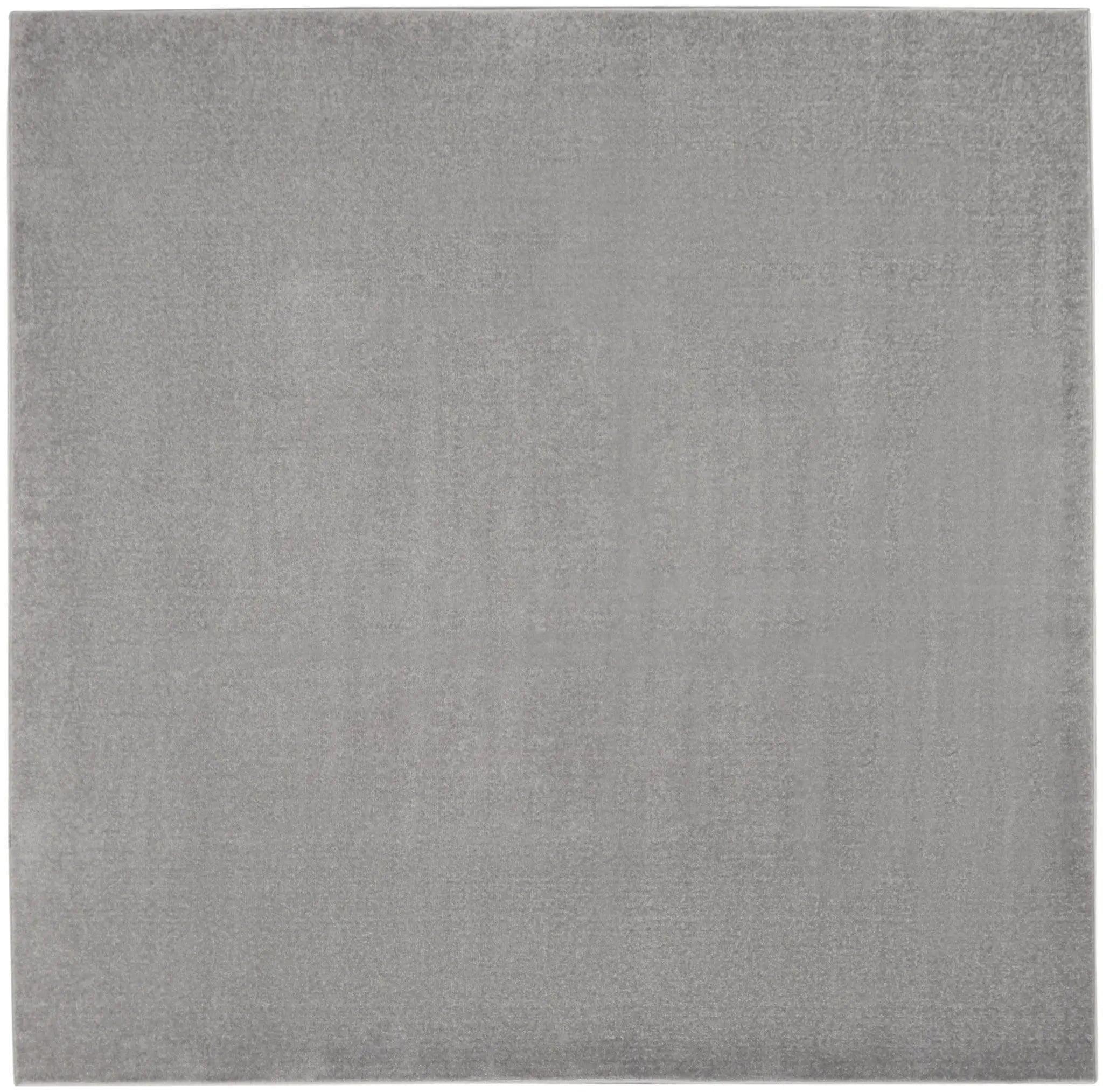 7' Gray Square Indoor Outdoor Area Rug Homeroots Outdoor