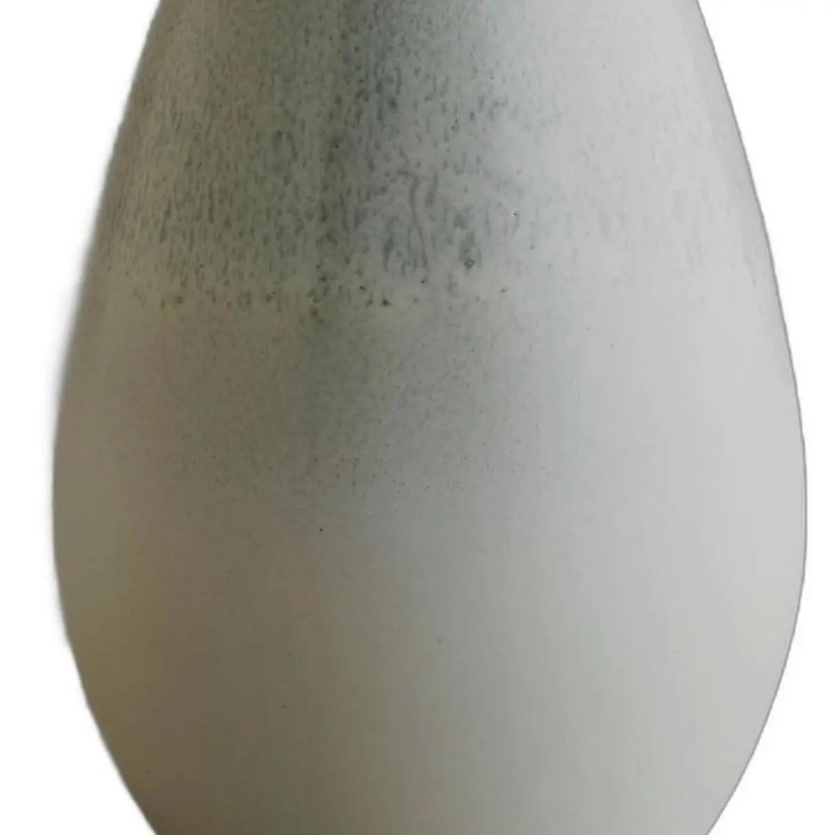 7" Light Gray Ceramic Oval Table Vase Homeroots Home Decor