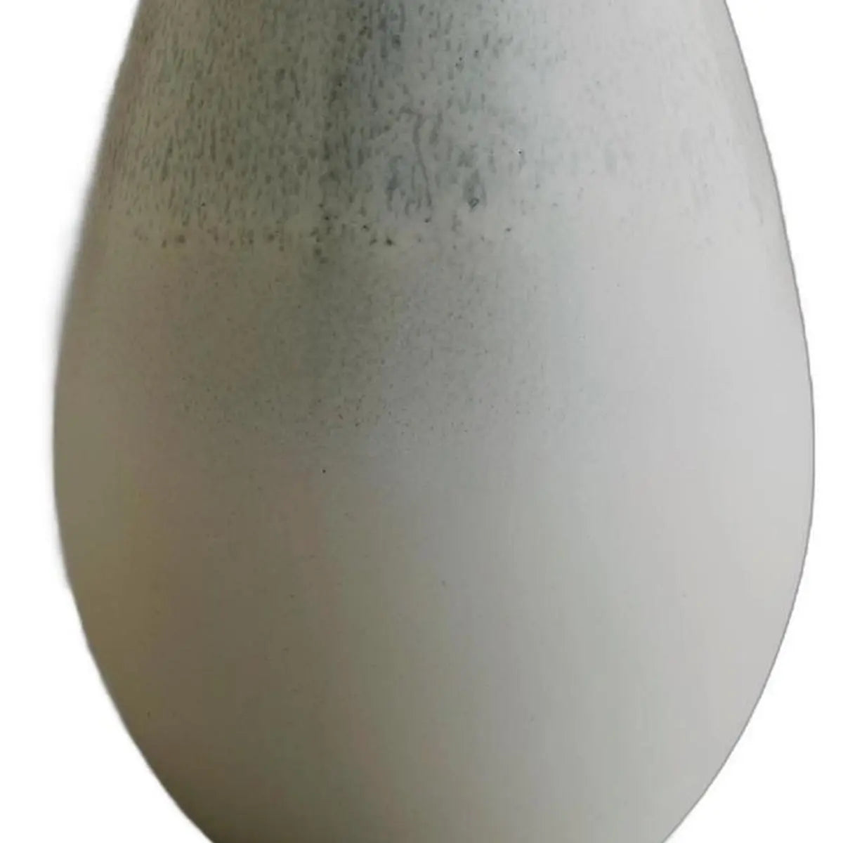 7" Light Gray Ceramic Oval Table Vase Homeroots Home Decor