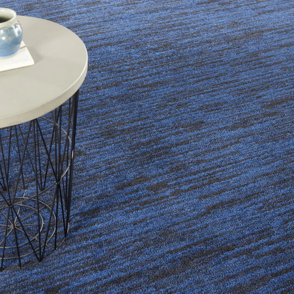 7' Midnight Blue Square Indoor Outdoor Area Rug Homeroots Outdoor