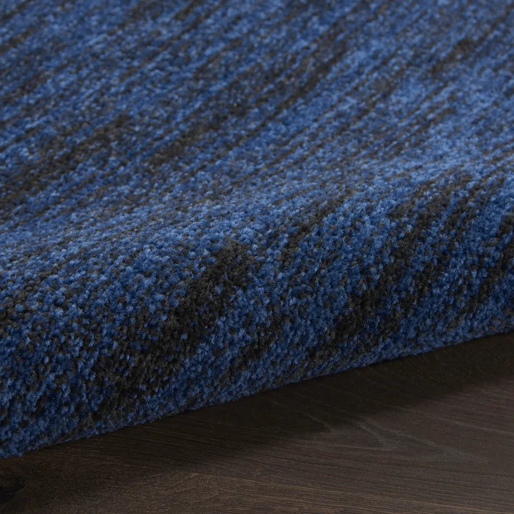 7' Midnight Blue Square Indoor Outdoor Area Rug Homeroots Outdoor
