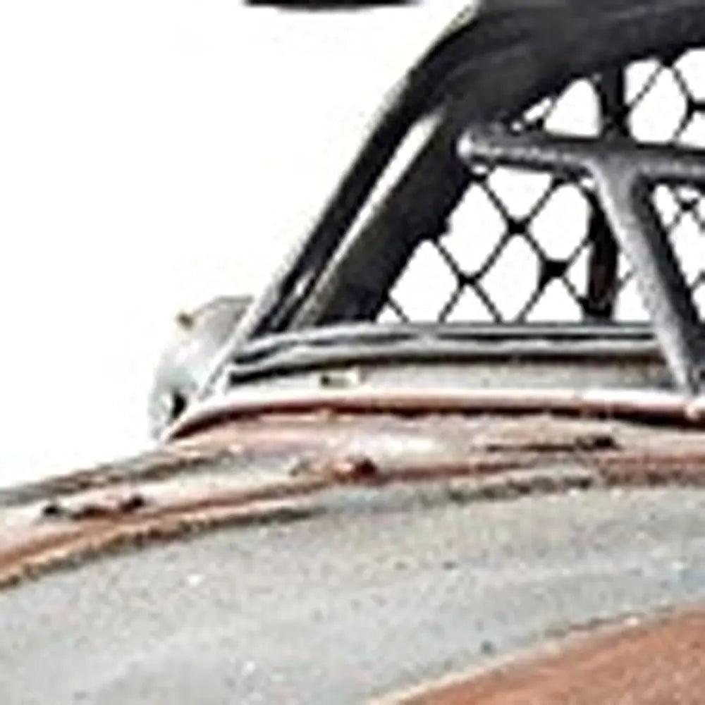 7" Silver Metal Hand Painted Model Car Tabletop Sculpture Homeroots Home Decor