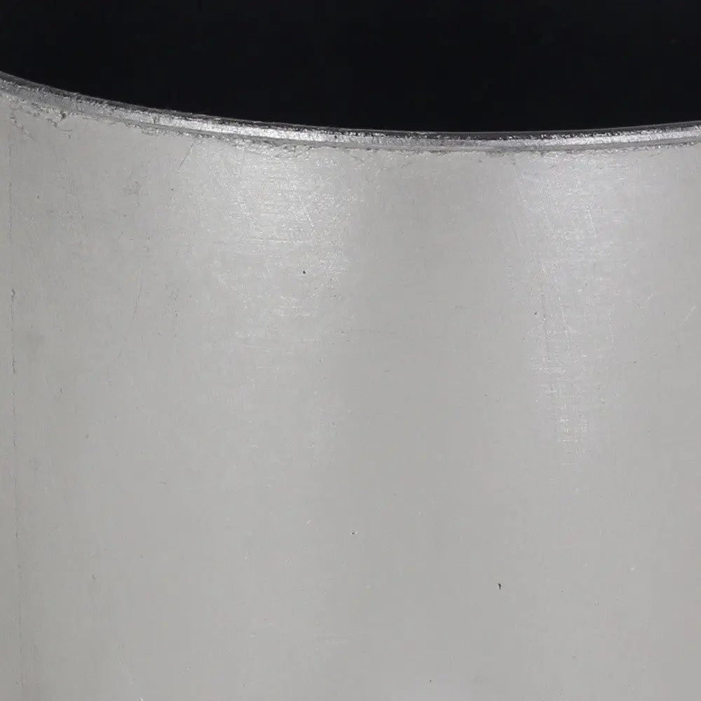 7" Silver Recycled Plastic Indoor Outdoor Round Pot Planter Homeroots Outdoor
