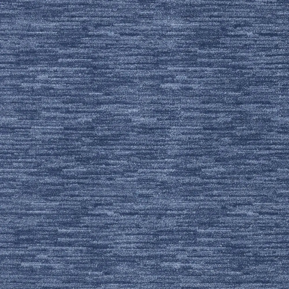 7' Square Blue Stain Resistant Indoor Outdoor Area Rug - GreatEagleInc