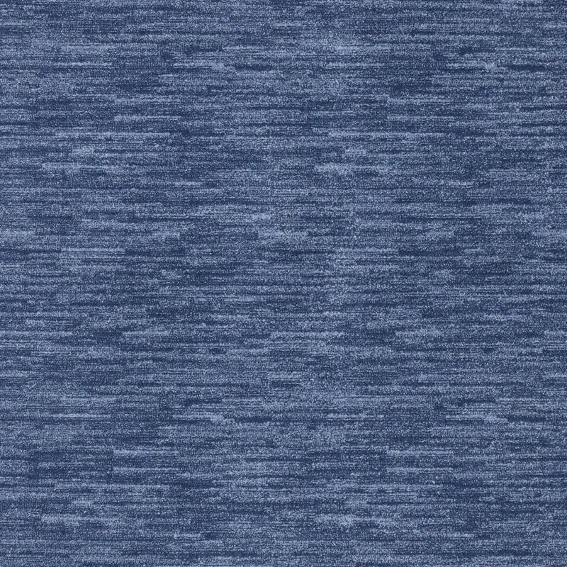 7' Square Blue Stain Resistant Indoor Outdoor Area Rug - GreatEagleInc