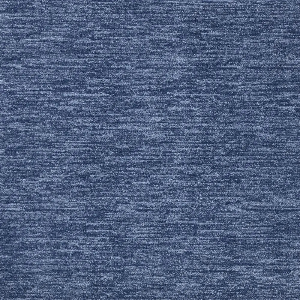 7' Square Blue Stain Resistant Indoor Outdoor Area Rug - GreatEagleInc