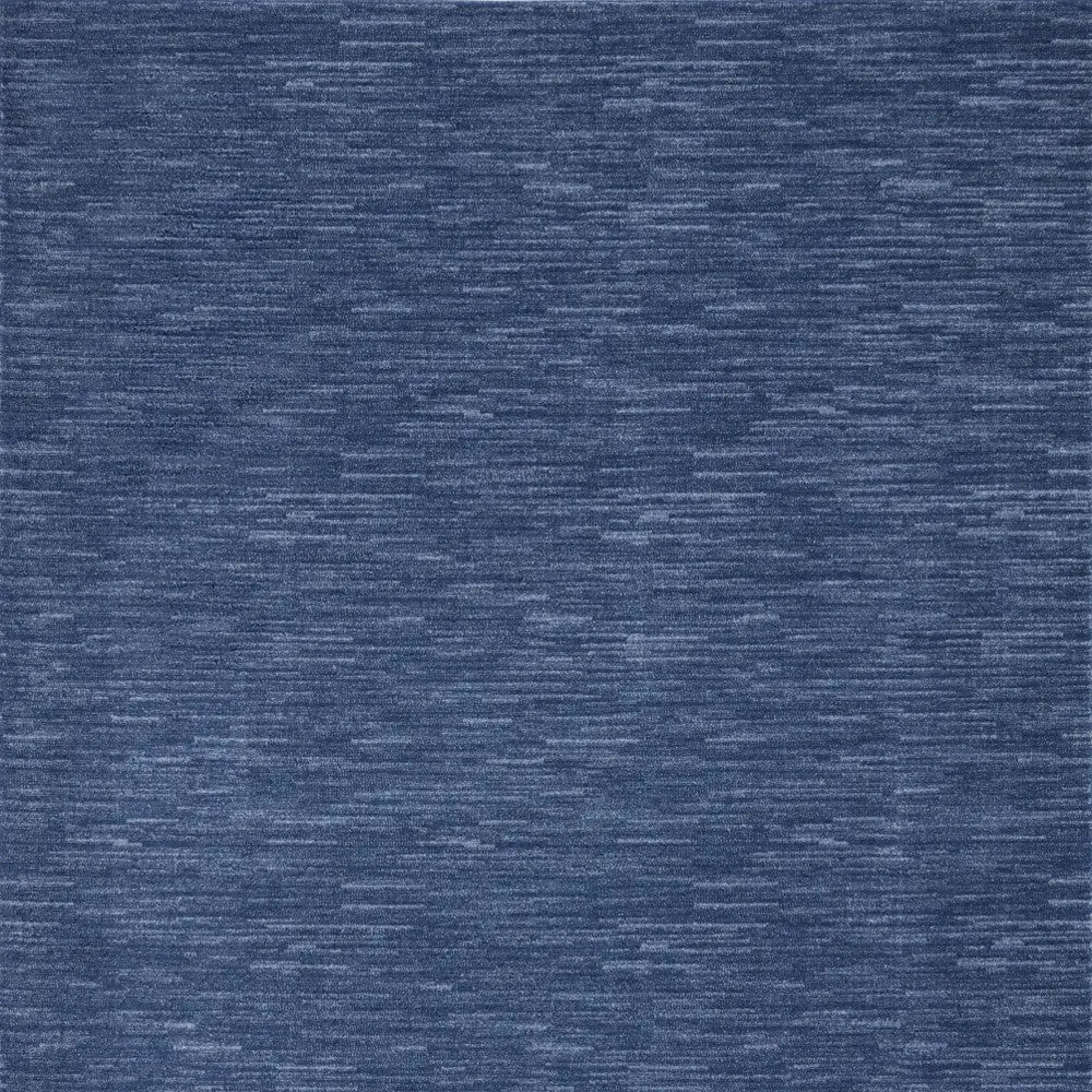 7' X 10' Blue Indoor Outdoor Area Rug Homeroots Outdoor