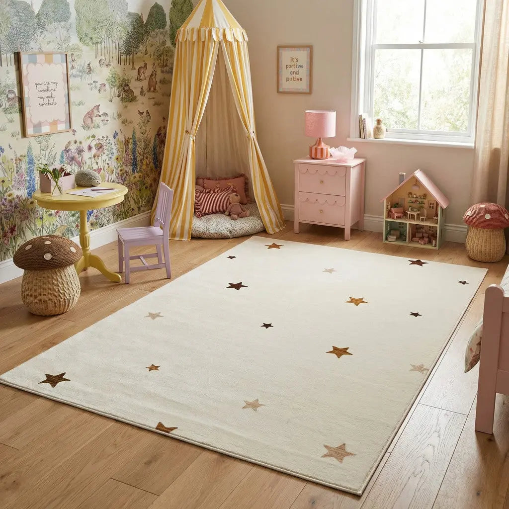 7' X 10' Cream Abstract Area Rug Homeroots Home Decor