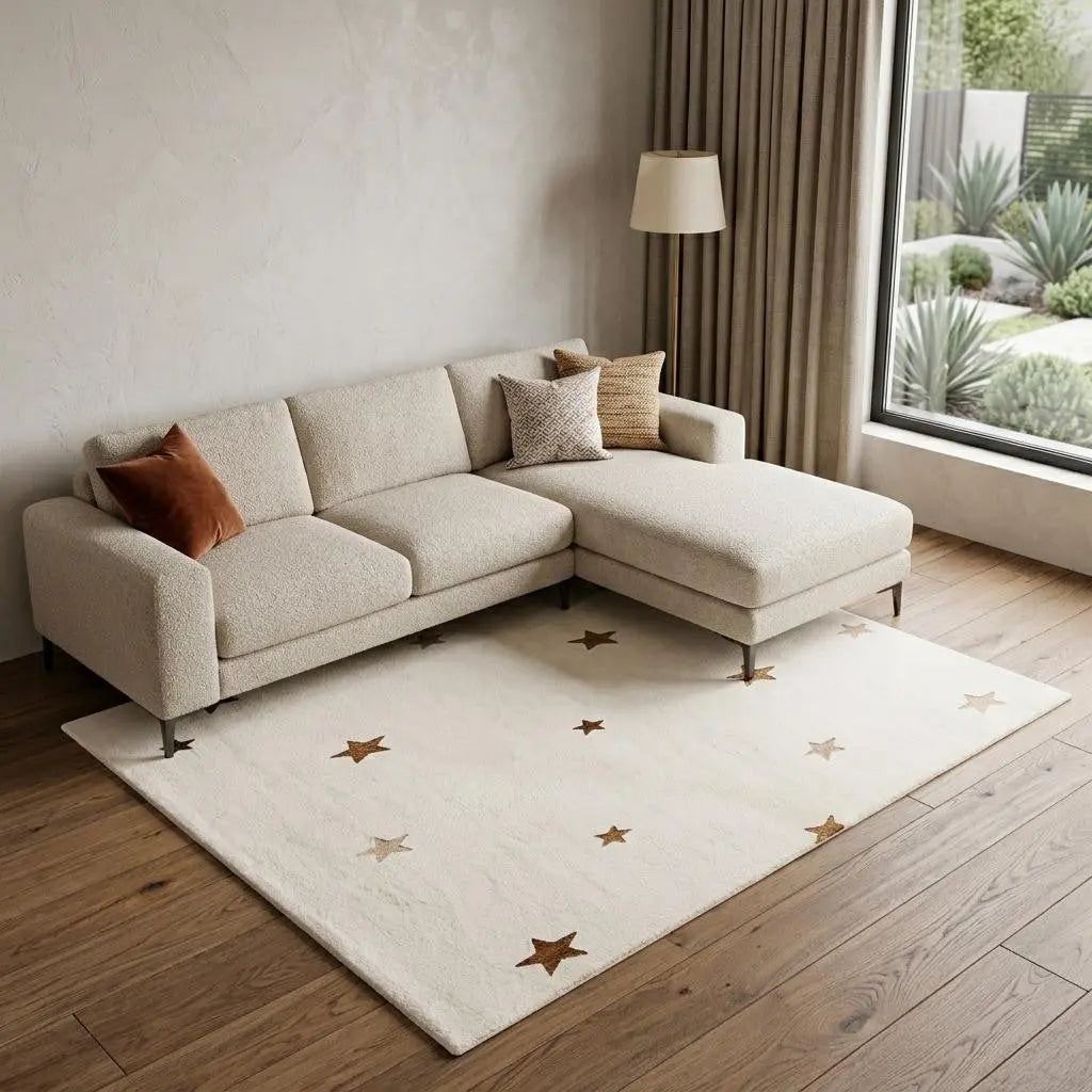 7' X 10' Cream Abstract Area Rug Homeroots Home Decor