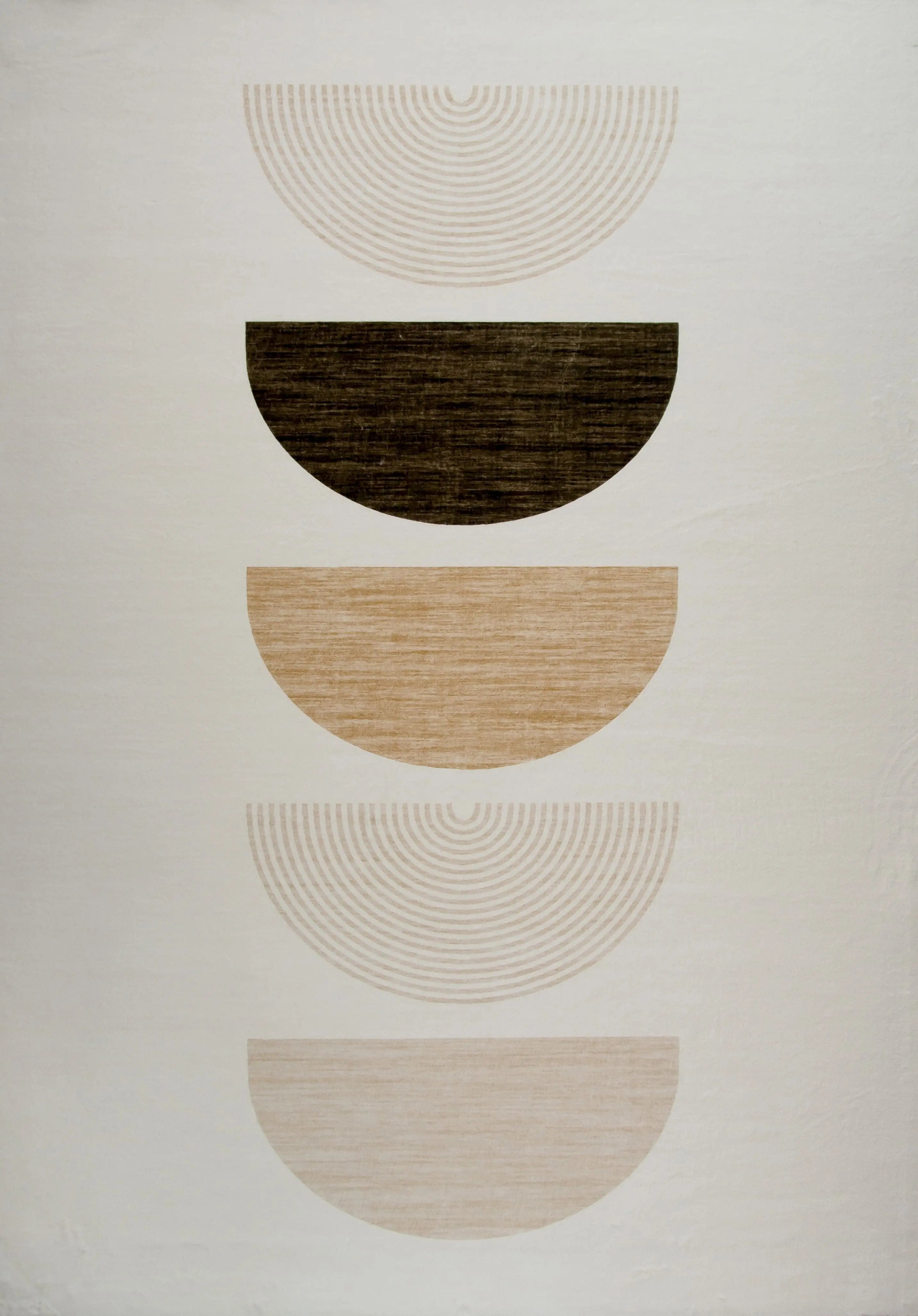 7' X 10' Cream Abstract Area Rug Homeroots Home Decor
