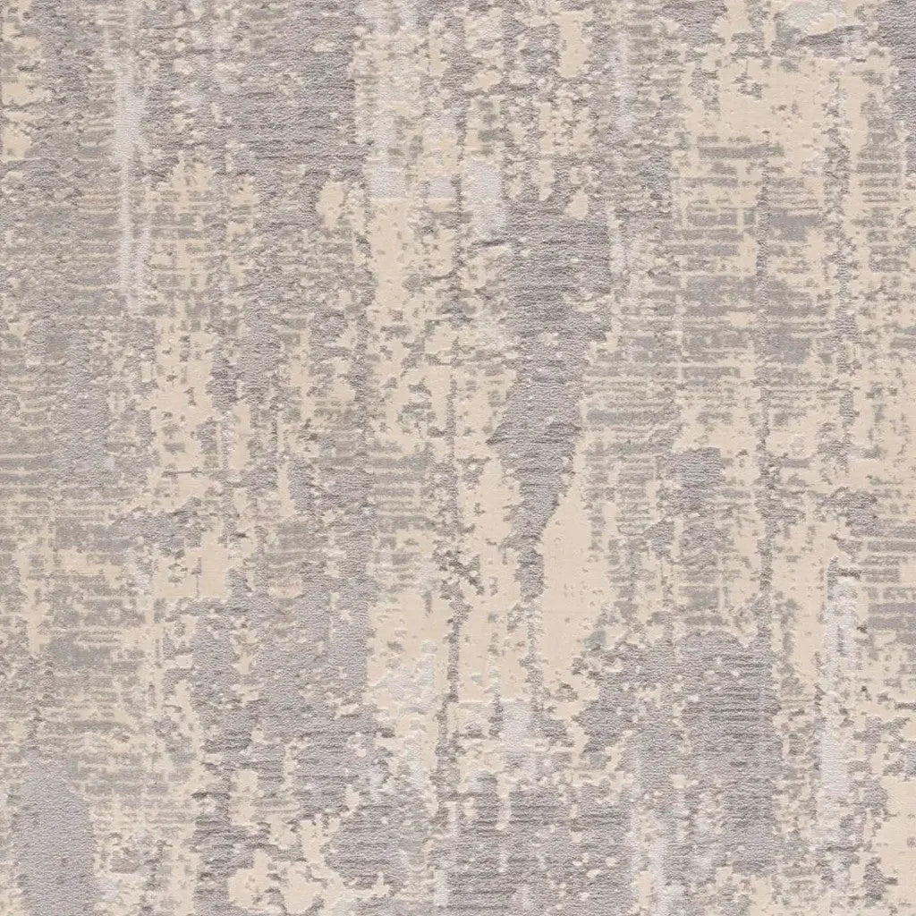 7' X 10' Gray And Beige Abstract Area Rug Homeroots Home Decor