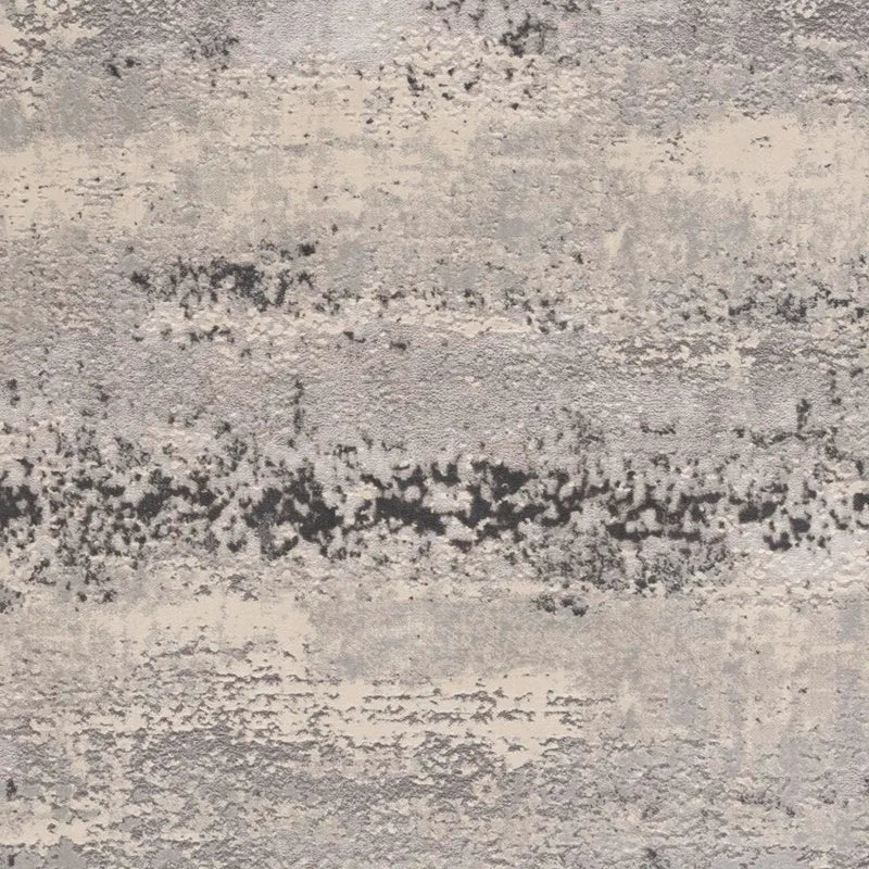 7' X 10' Gray And Beige Abstract Area Rug Homeroots Home Decor