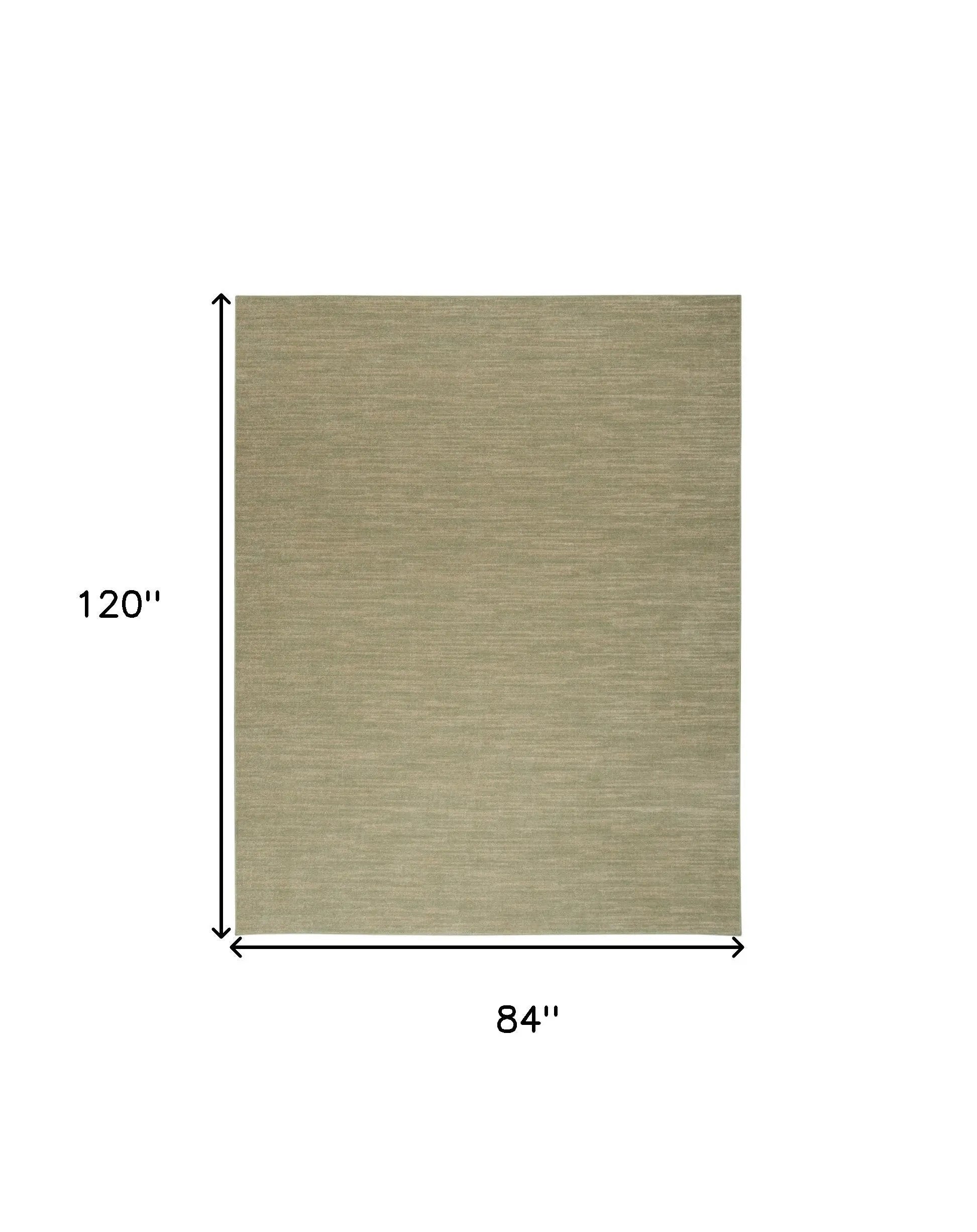 7' X 10' Green And Gold Abstract Indoor Outdoor Area Rug Homeroots Outdoor