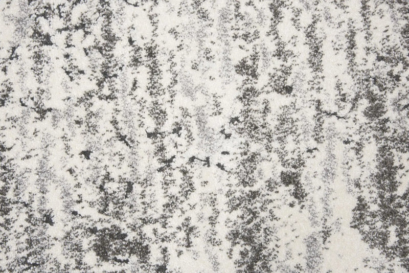 7' X 10' Ivory Silver And Taupe Abstract Area Rug Homeroots Home Decor
