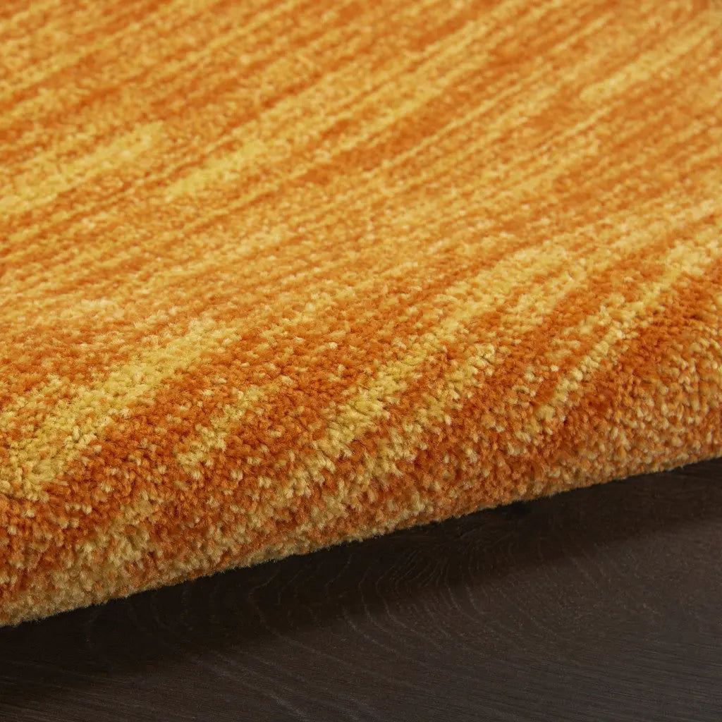 7' X 10' Orange Indoor Outdoor Area Rug - GreatEagleInc