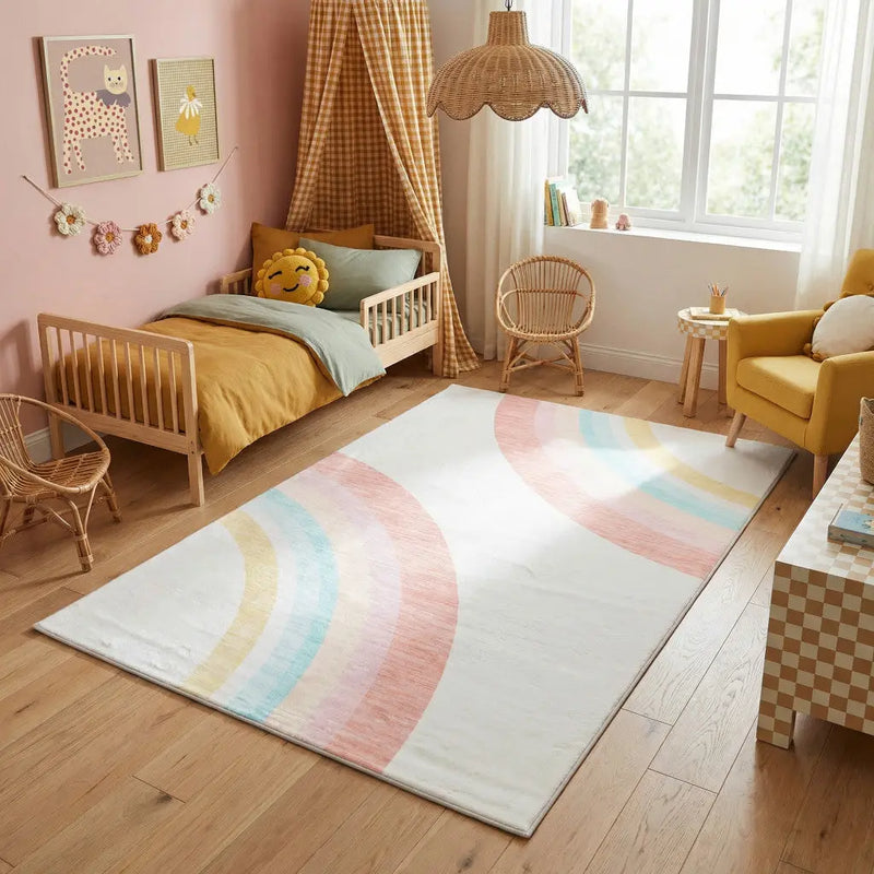 7' X 10' Pink Abstract Area Rug Homeroots Home Decor