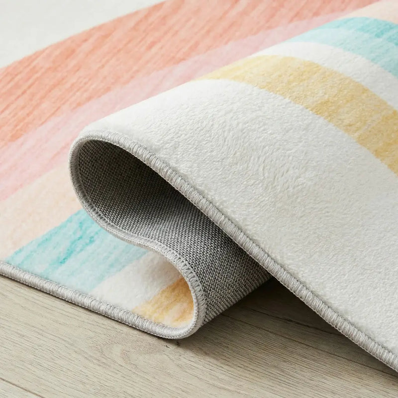 7' X 10' Pink Abstract Area Rug Homeroots Home Decor