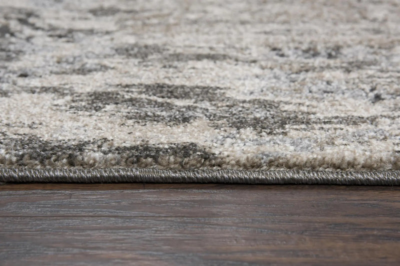 7' X 10' Silver Beige And Taupe Abstract Area Rug Homeroots Home Decor