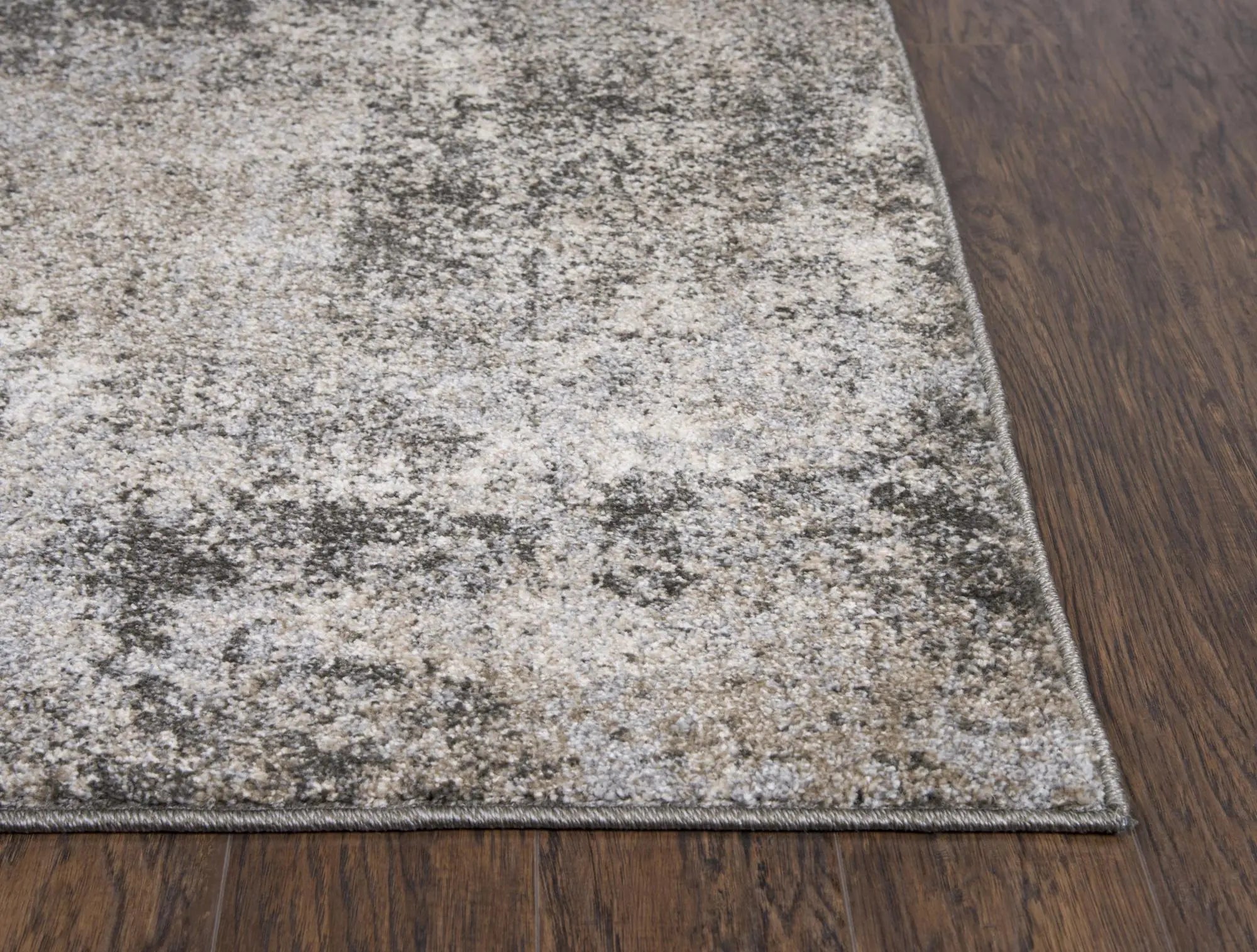 7' X 10' Silver Gray And Taupe Abstract Area Rug Homeroots Home Decor