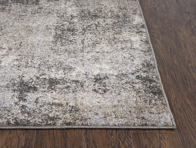 7' X 10' Silver Gray And Taupe Abstract Area Rug Homeroots Home Decor