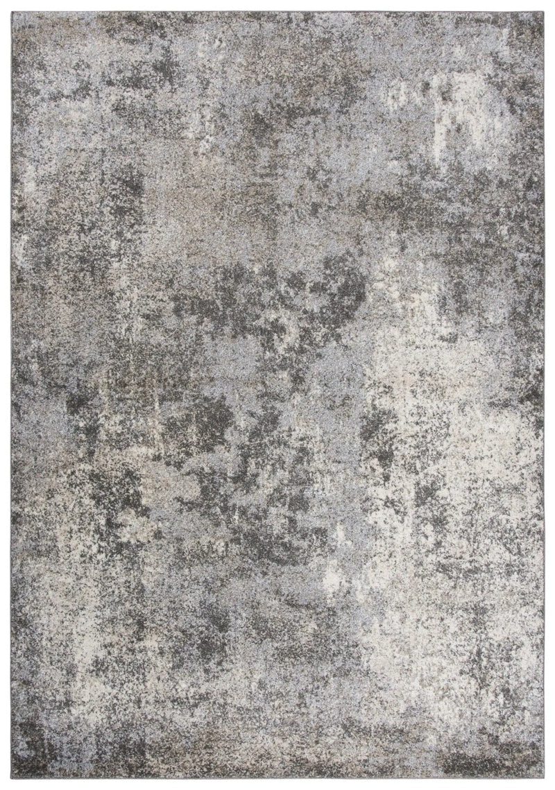 7' X 10' Silver Gray And Taupe Abstract Area Rug Homeroots Home Decor