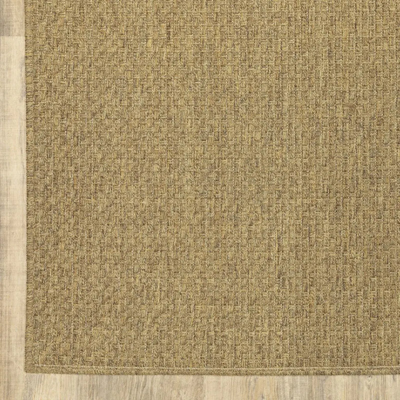 7' X 10' Tan Indoor Outdoor Area Rug Homeroots Outdoor