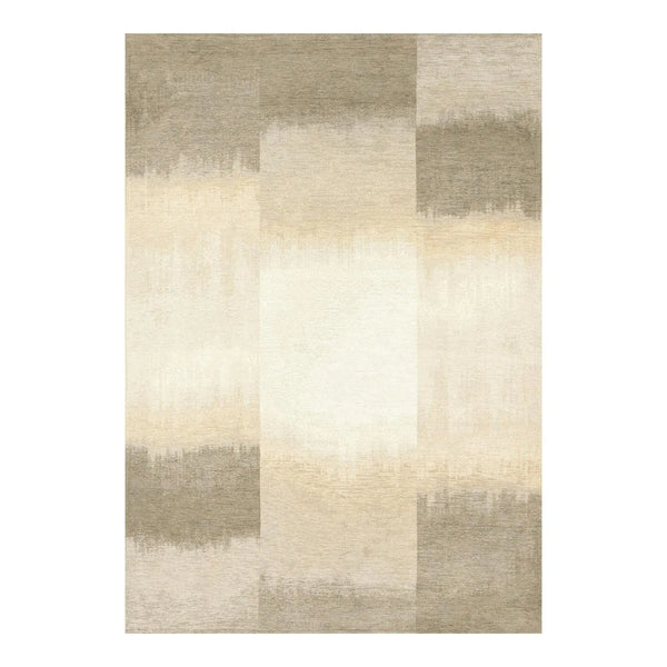 7' X 9' Gray And White Abstract Washable Area Rug With UV Protection Homeroots Home Decor