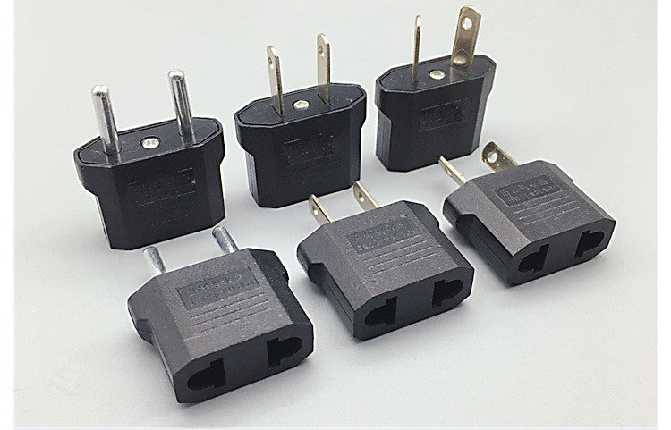 Supply British Standard European Standard Adapter American Standard to Australian Standard to German Standard Conversion Plug European Standard Round Flat Plug AU Black