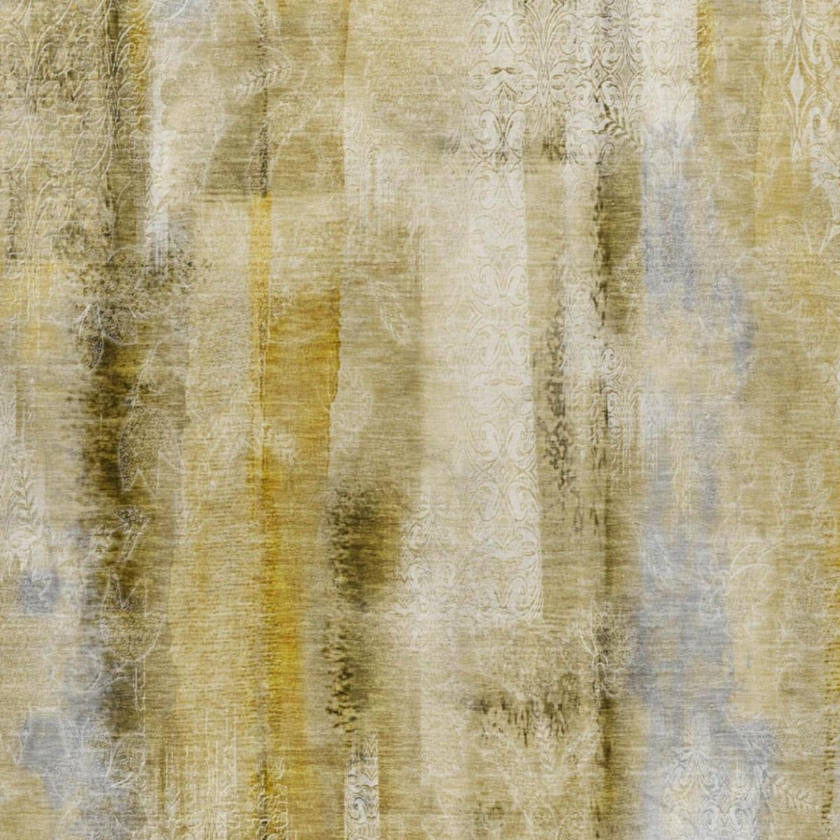 10' X 14' Taupe And Beige Abstract Shag Washable Area Rug With UV Protection - Home & Garden