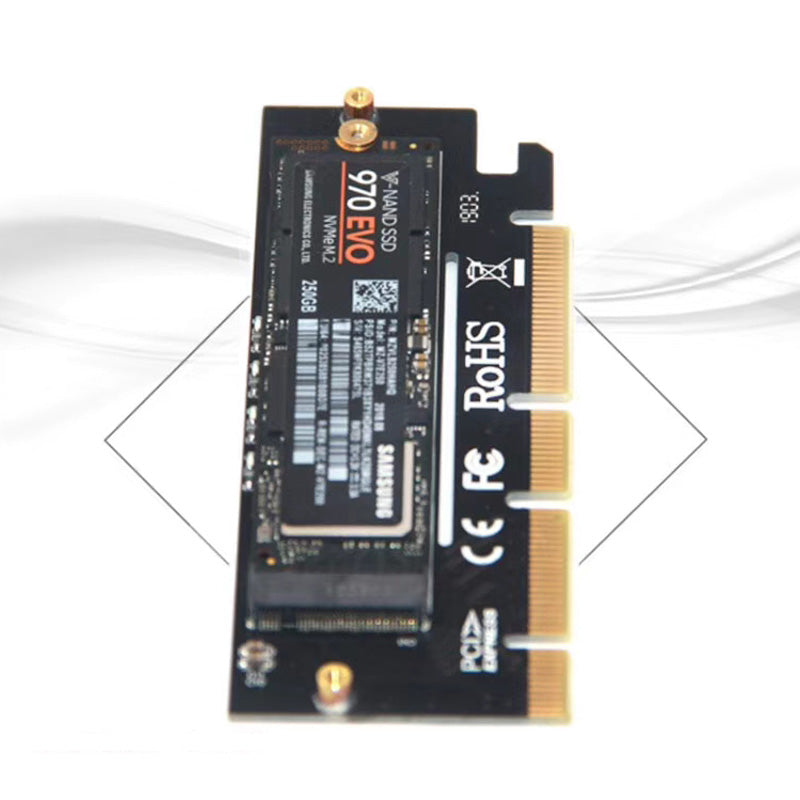 M.2 NVME Raiser PCIE to M2 Adapter PCI Express GEN3 High Speed Compatible PCIE X16 X8 X4 Slot LED Indicator for 2230-2280 M2 SSD