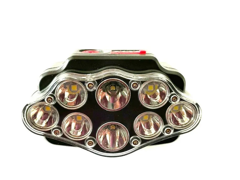 8 LED Ultra Bright Headlamp Head Light Flashlight Recharge Hashir Products