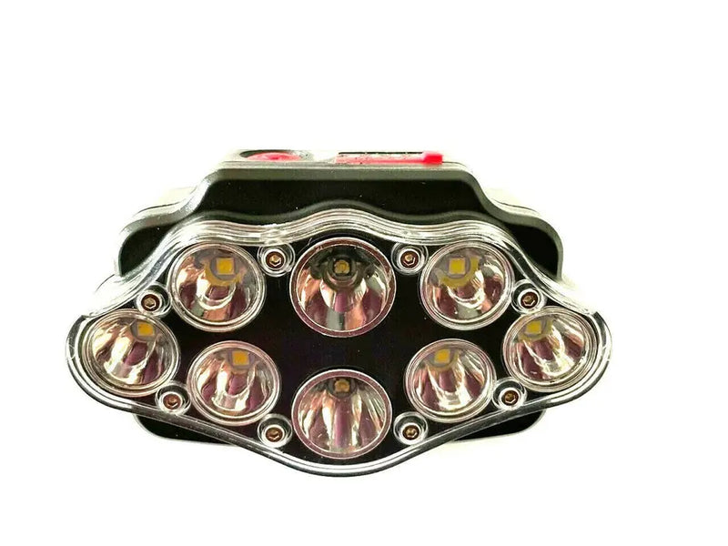 8 LED Ultra Bright Headlamp Head Light Flashlight Recharge Hashir Products